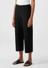 Washable Stretch Crepe Straight Pant