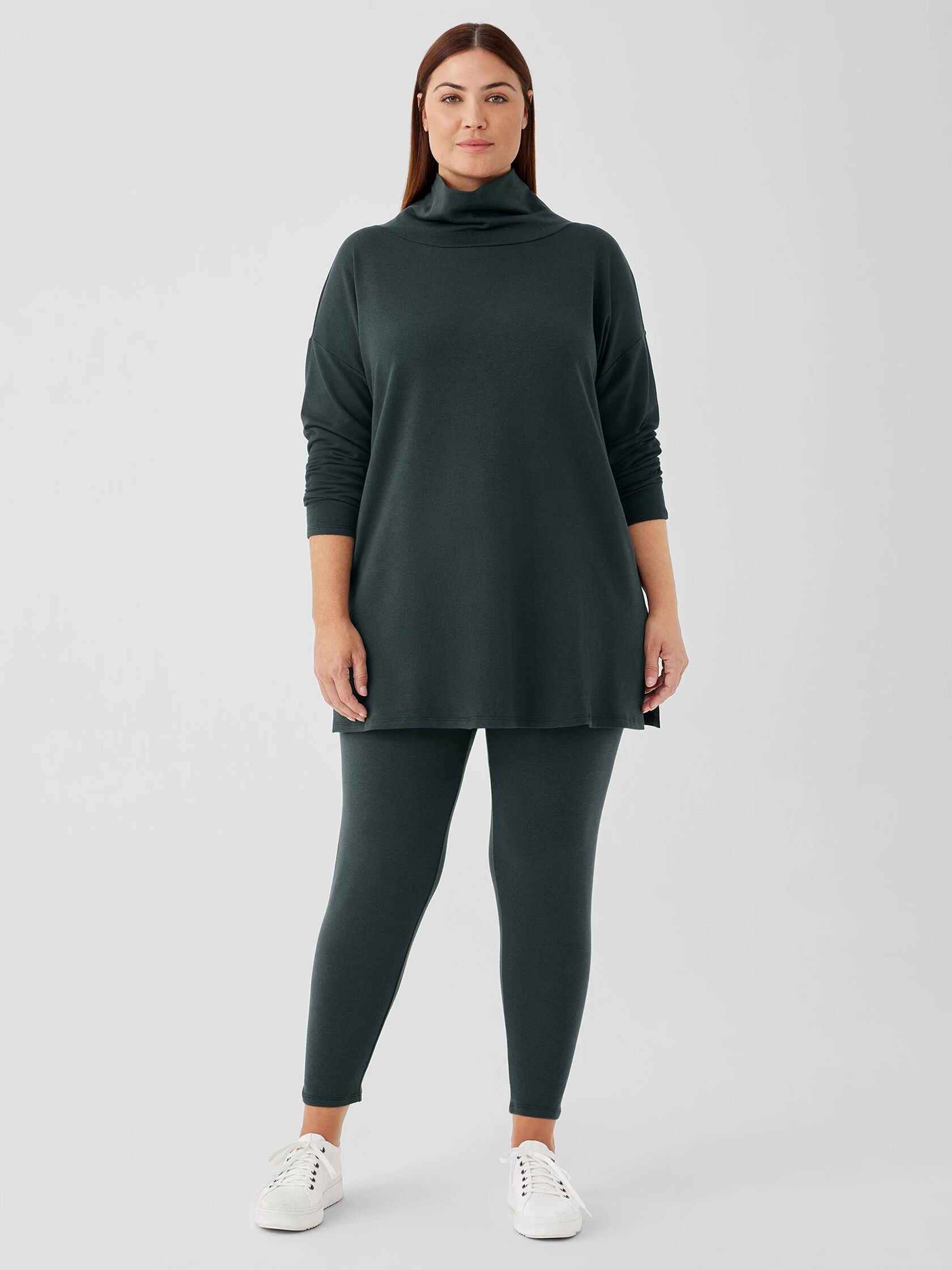 Cozy Brushed Terry Hug High-Waisted Leggings