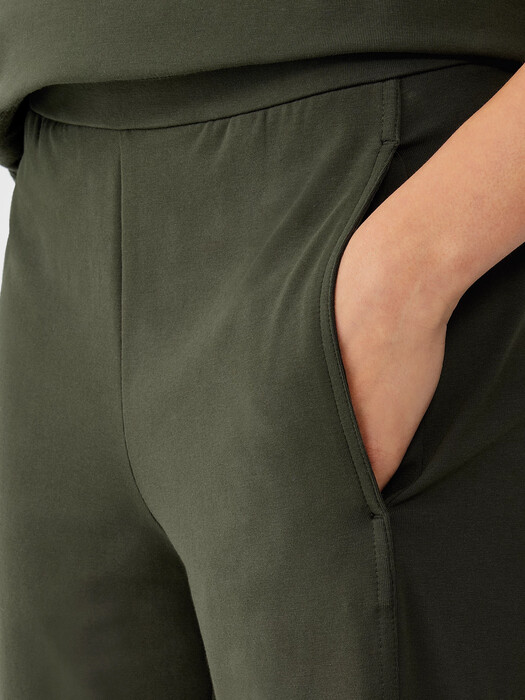 Organic Pima Cotton Stretch Jersey Lantern Pant