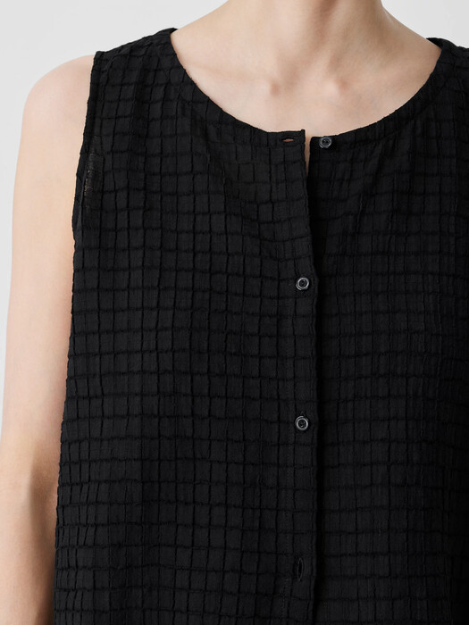Organic Cotton Voile Box Vest