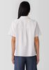 Organic Cotton Ripple Checkered Short-Sleeve Shirt