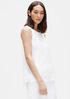 Organic Cotton Gauze Bateau Neck Shell