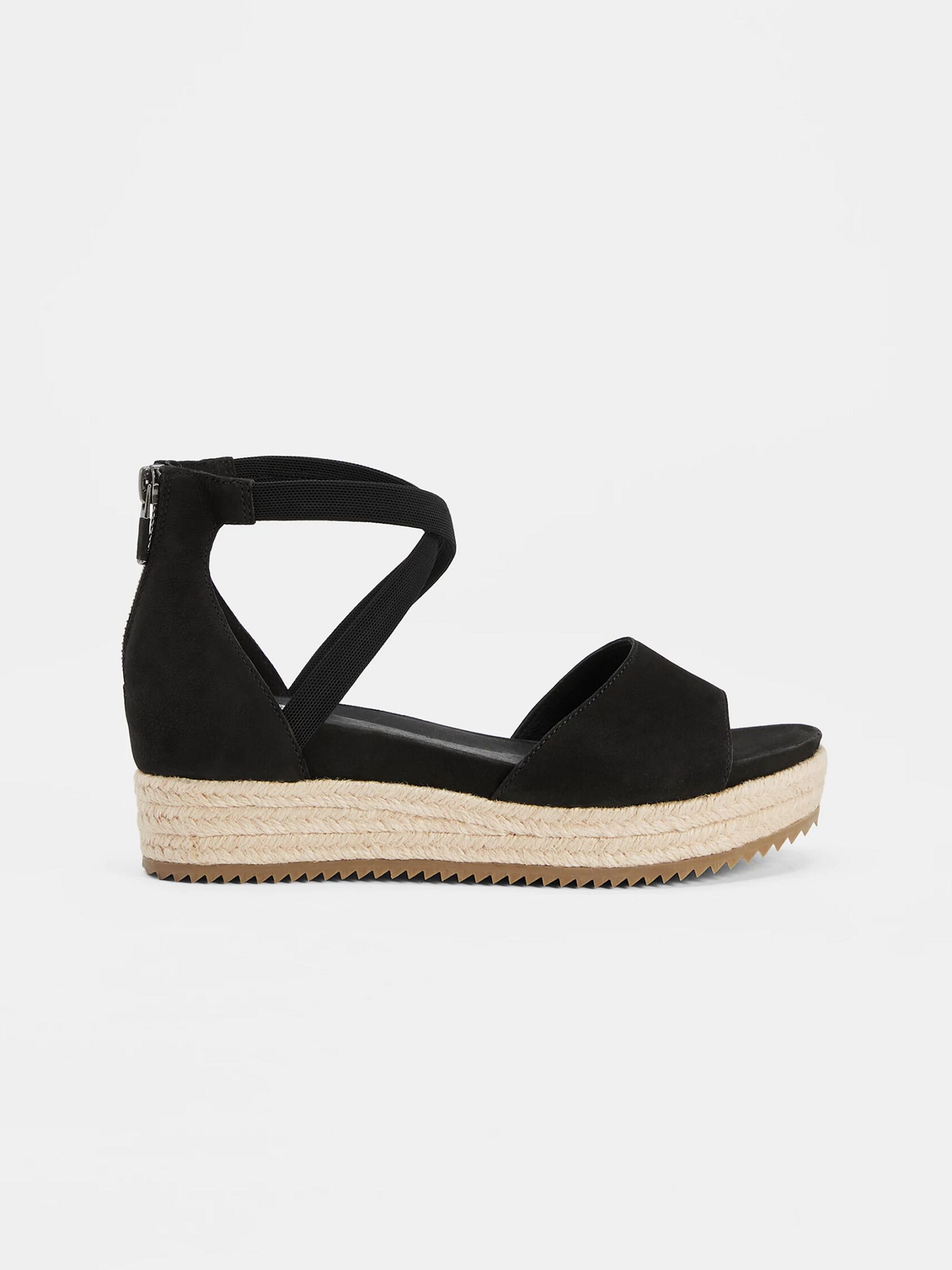 Island Tumbled Nubuck Wedge Sandal
