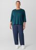 Organic Pima Cotton Jersey Long-Sleeve Tee