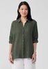 Organic Cotton Gauze Classic Collar Shirt