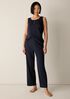 Organic Cotton Interlock Straight Sleep Pant