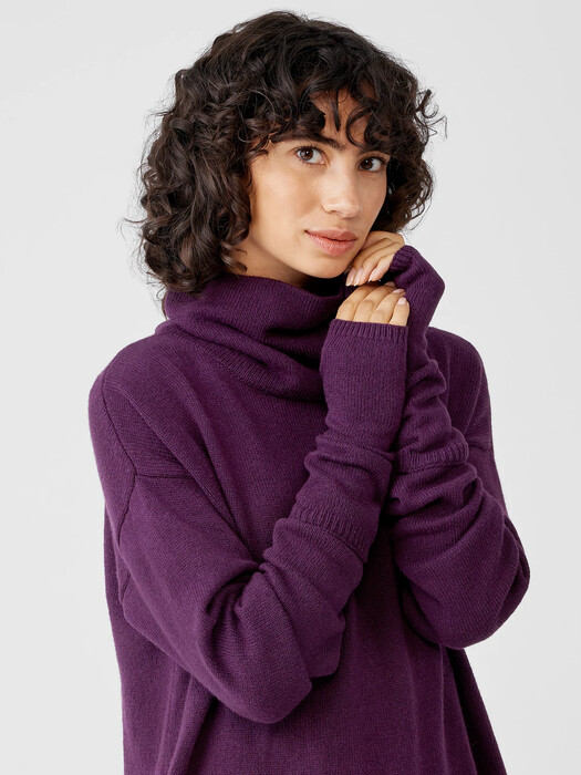 Cotton and Recycled Cashmere Glovelettes