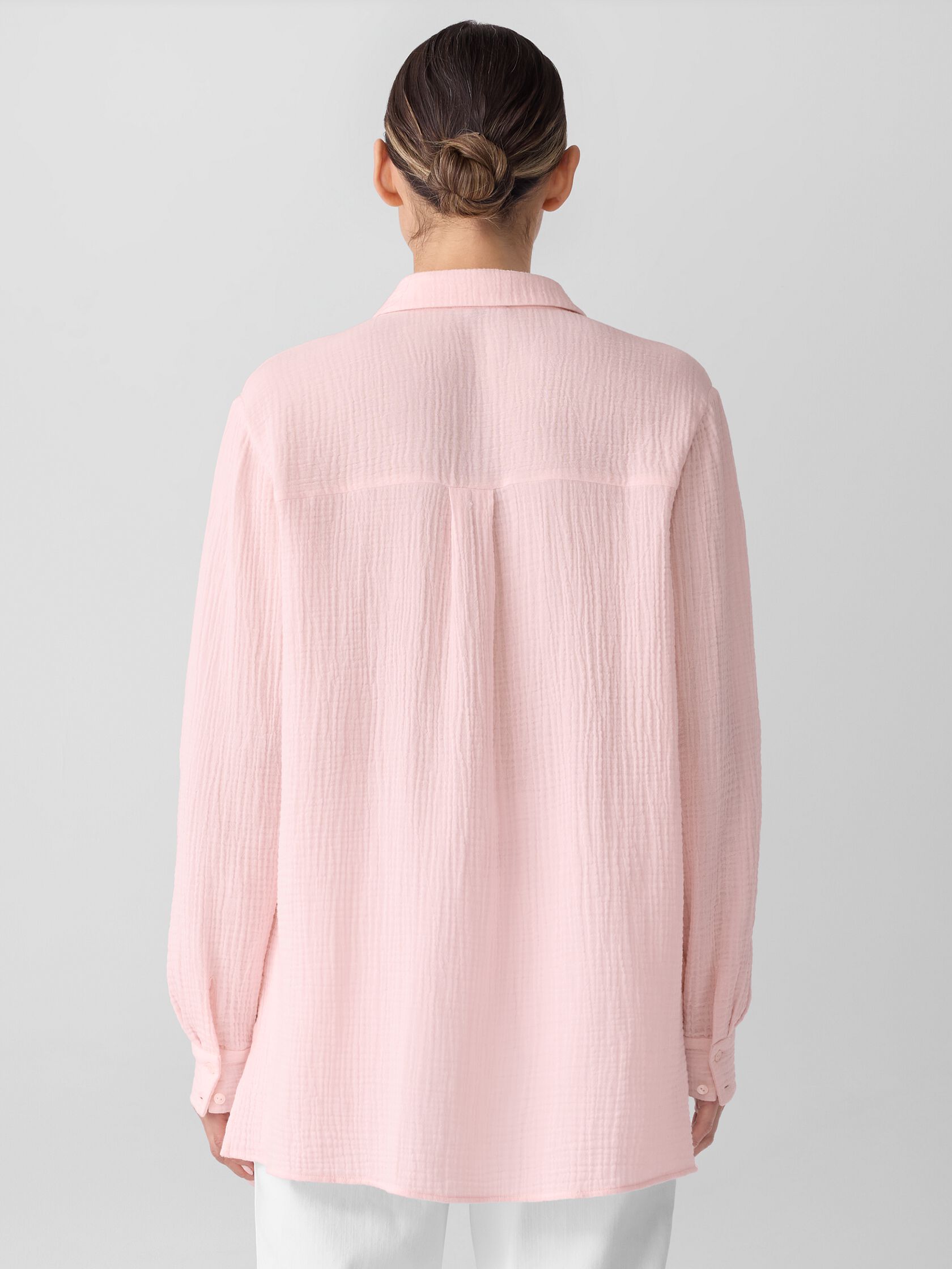 Organic Cotton Lofty Gauze Classic Collar Shirt