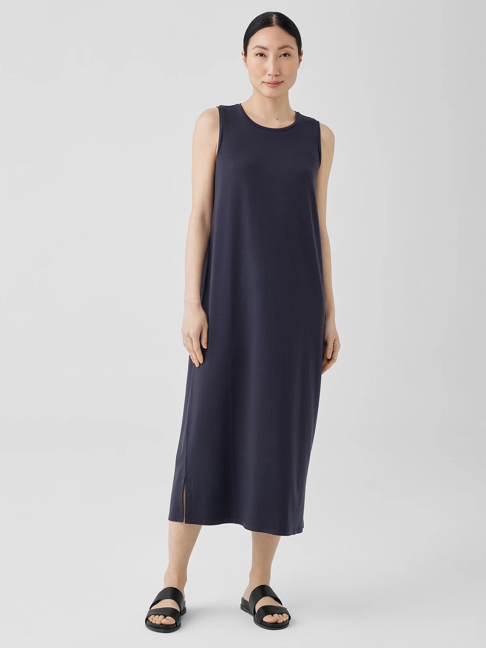 Stretch Jersey Knit Tank Dress