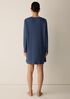 Organic Cotton Rib V-Neck Sleep Dress