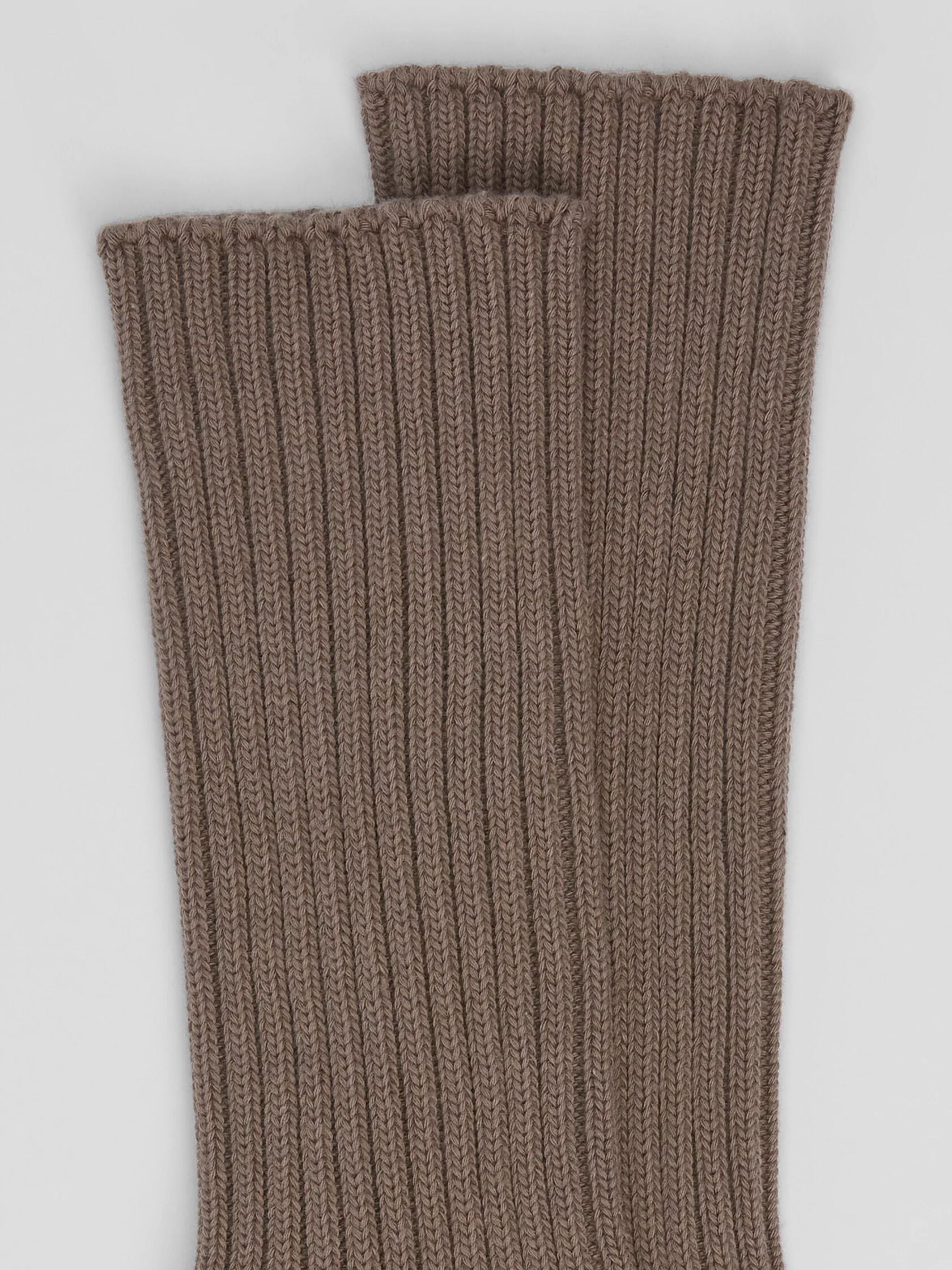 Cotton Ribbed Trouser Sock