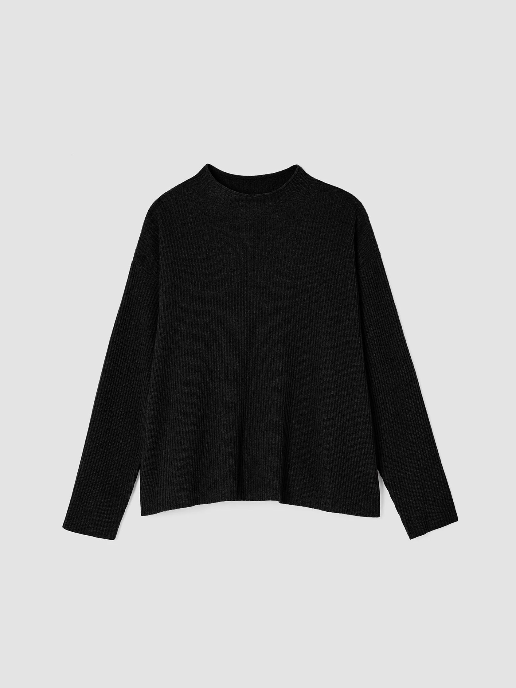 Italian Cashmere Funnel Neck Top