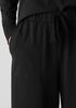 Pima Cotton Stretch Jersey Wide-Leg Pant