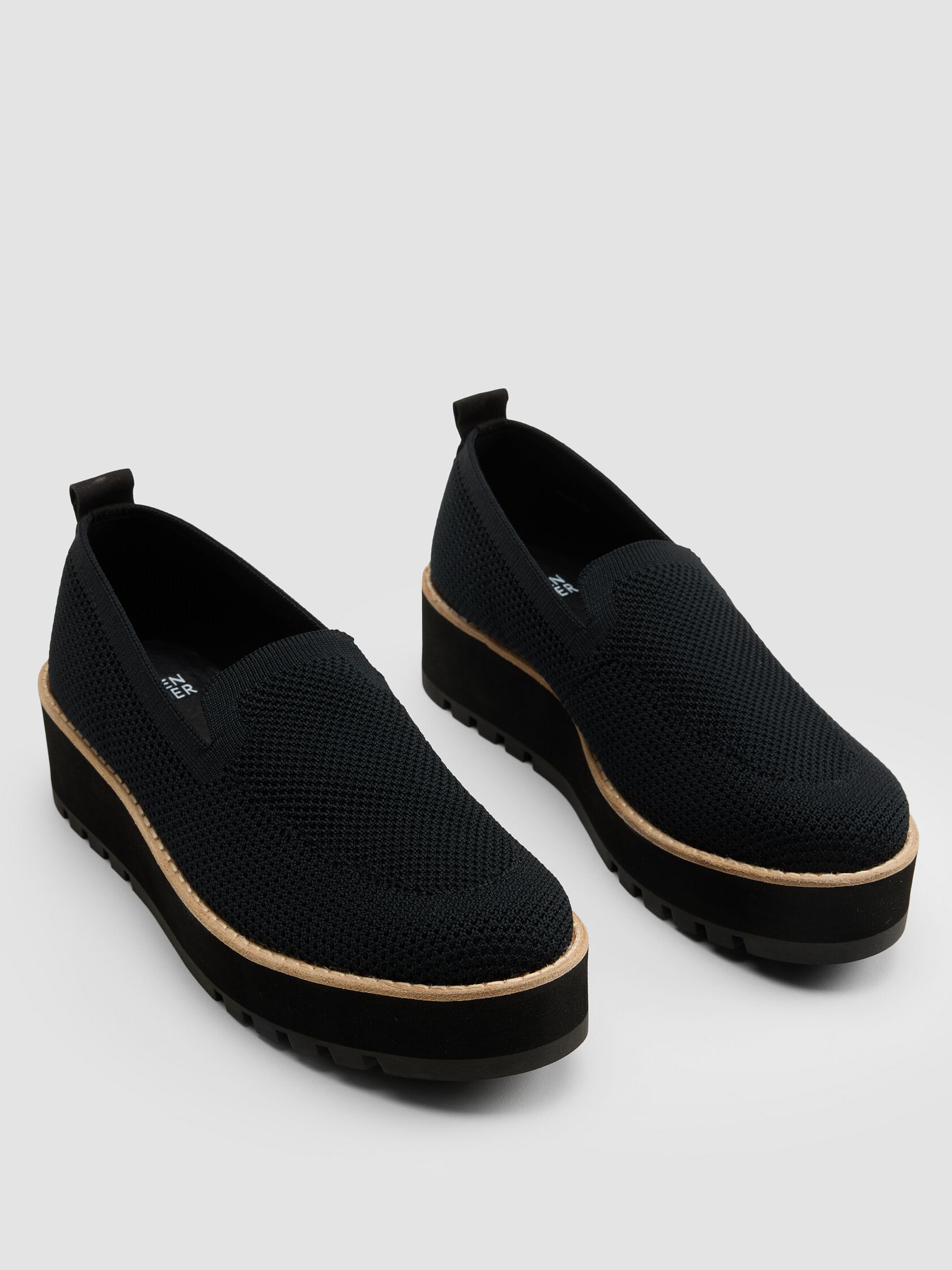 Ergos Recycled Stretch Knit Platform Loafer