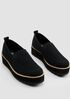 Ergos Recycled Stretch Knit Platform Loafer