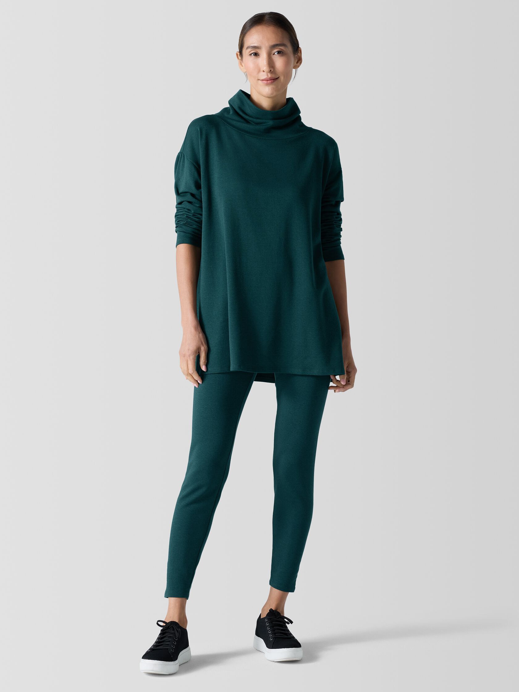 Cozy Brushed Terry Hug High-Waisted Leggings