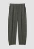 Washed Organic Linen Délavé Lantern Pant