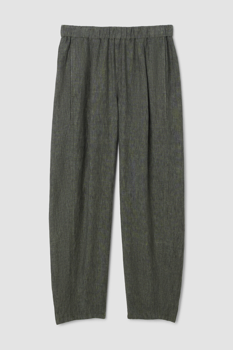 Washed Organic Linen Délavé Lantern Pant Washed Organic Linen Délavé Lantern Pant