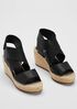 Willow Tumbled Leather Wedge Espadrille