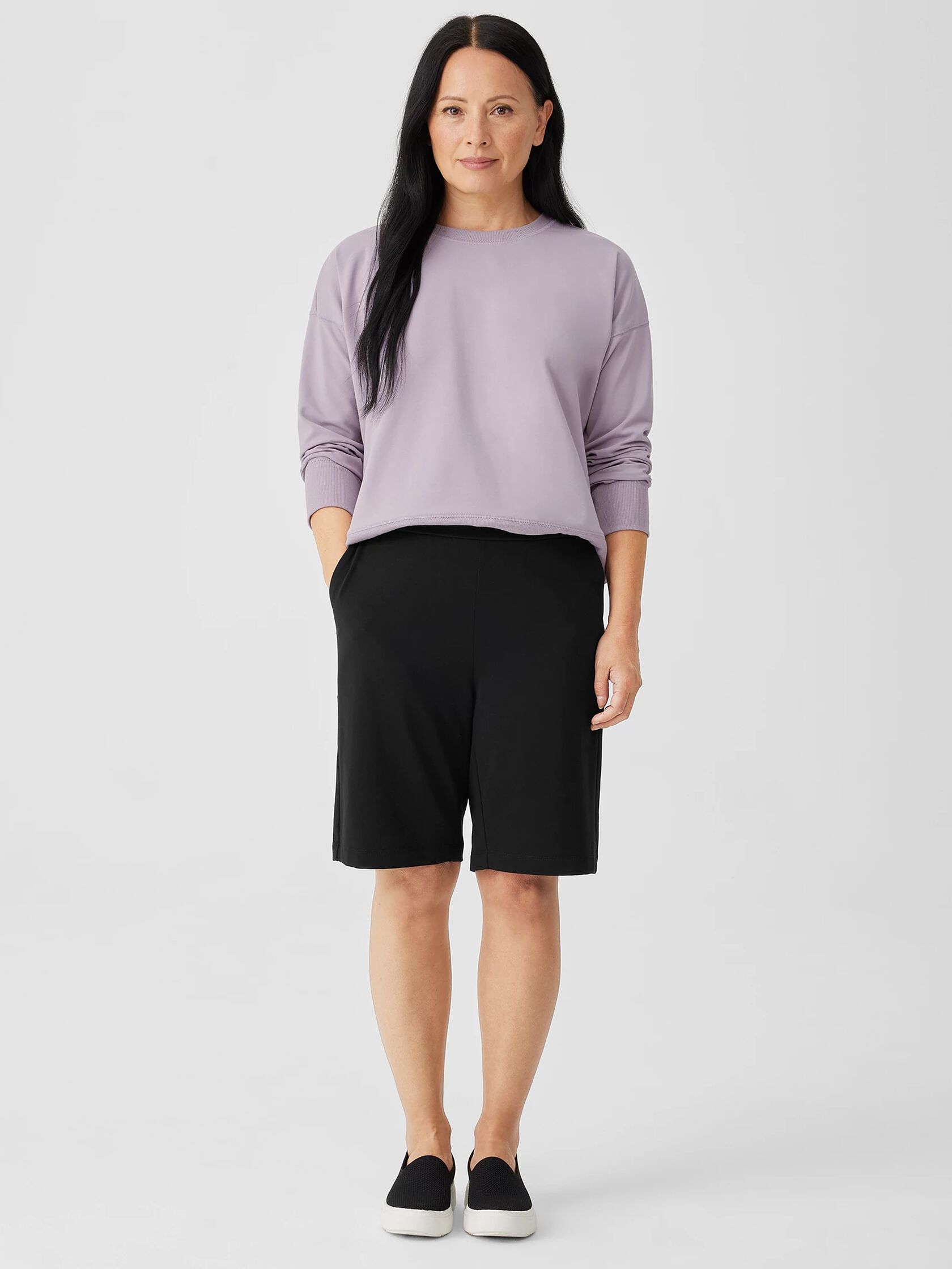 Pima Cotton Stretch Jersey Shorts