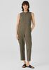 Cotton Hemp Stretch Jumpsuit