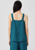 Washed Organic Linen Delave Tank