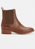 Vent Leather Bootie