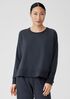 Traceable Cotton Jersey Crew Neck Top