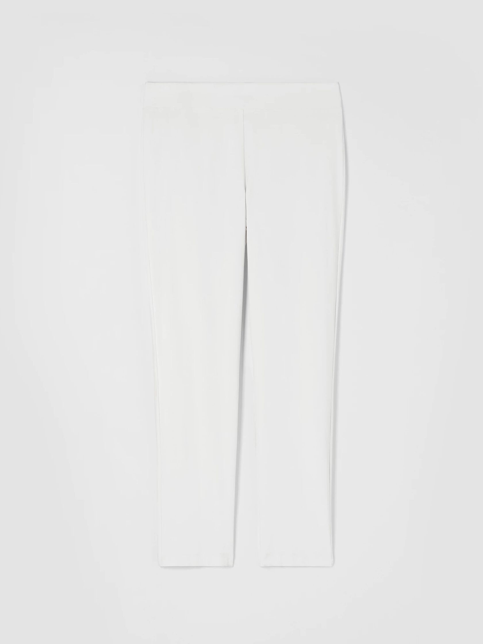 NWT Eileen Fisher Slim Ankle w/ Yoke in White Washable Stretch