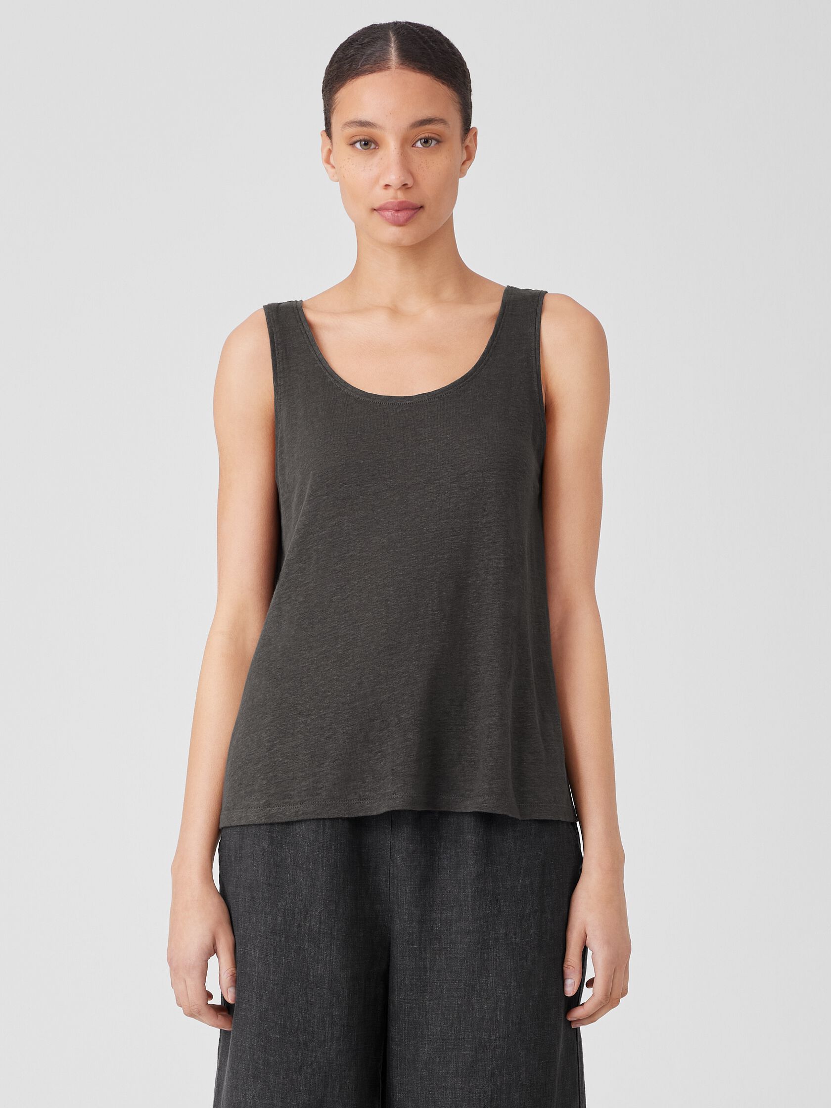 Organic Linen Jersey Tank