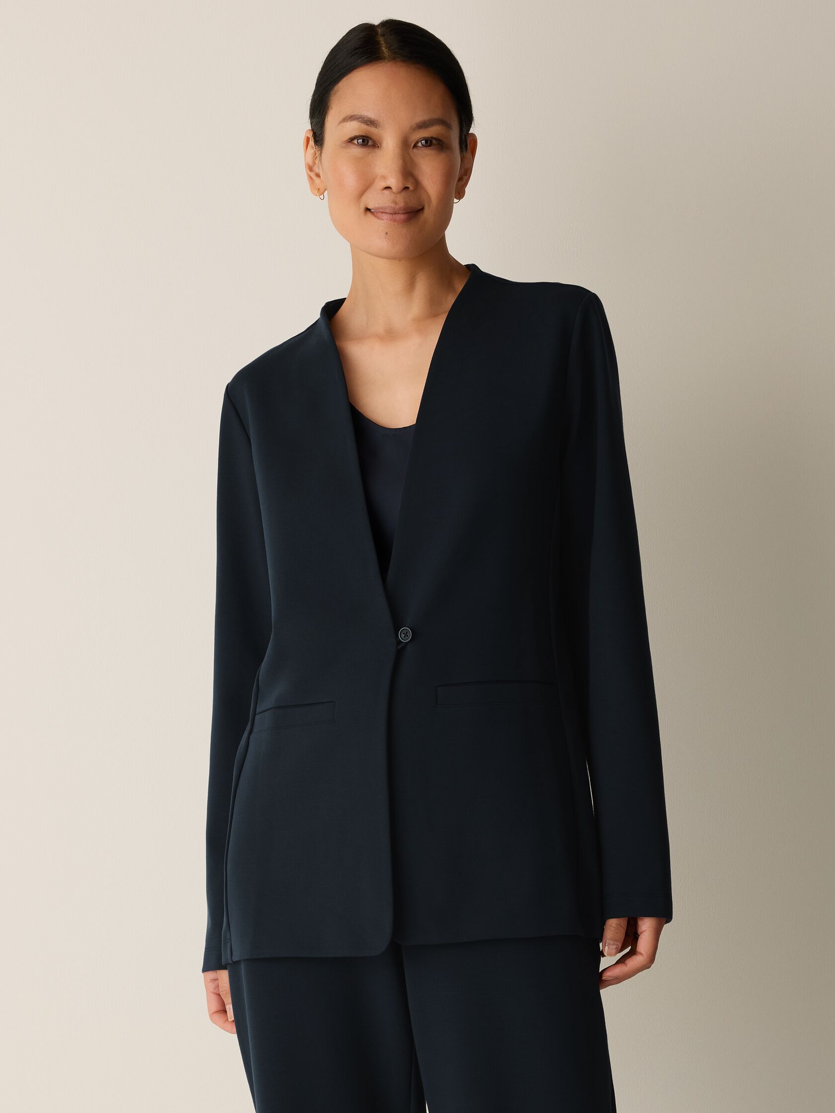Washable Flex Ponte Blazer
