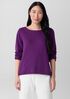 Peruvian Cotton Blend Bateau Neck Top
