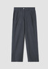 Cotton Hemp Stretch Wide-Leg Pant