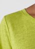 Organic Linen Jersey Crew Neck Tee