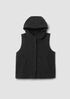 Cozy Recycled Wool Boucle Hooded Vest