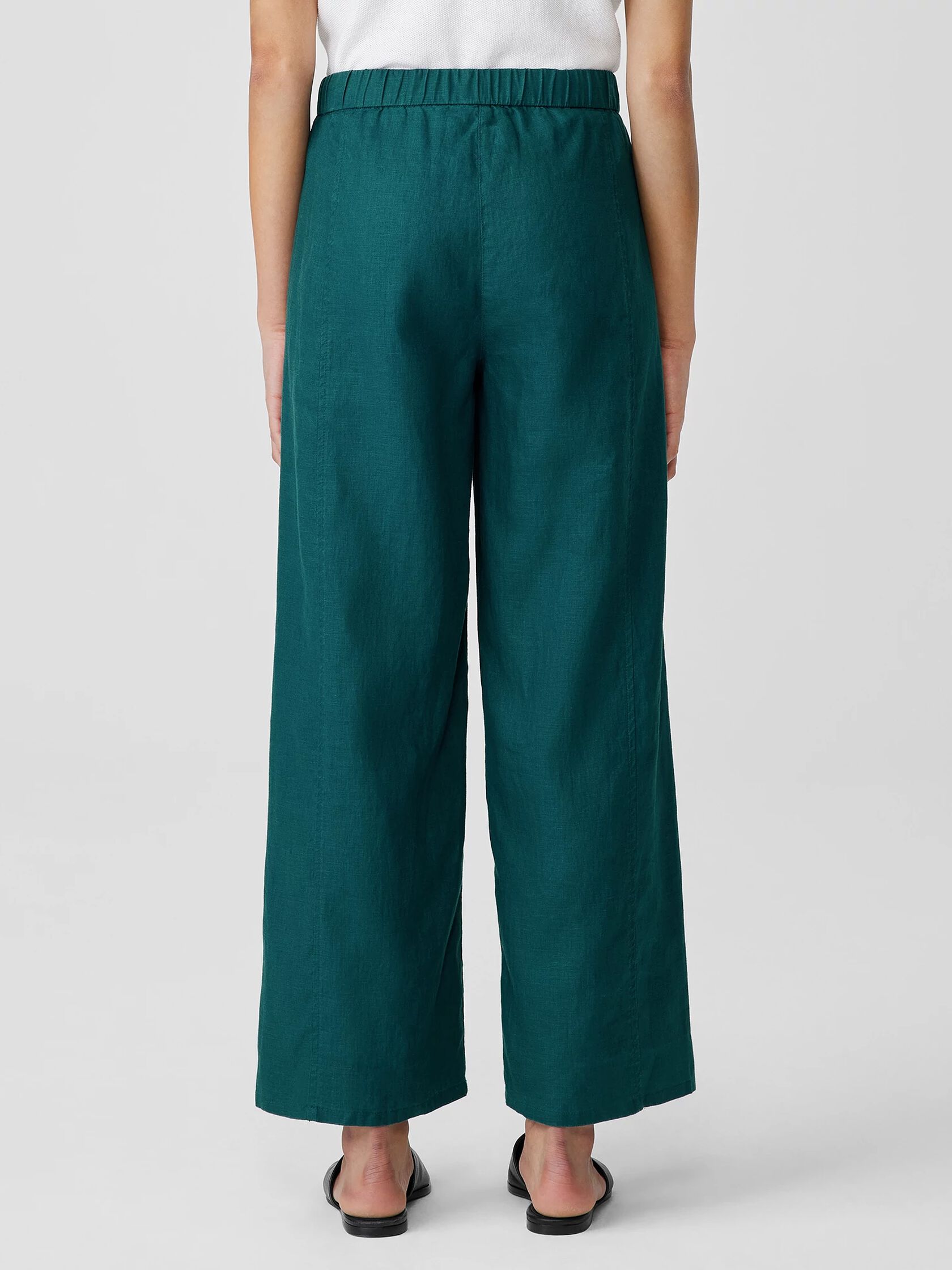 Organic Linen Wide Trouser Pant