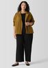 Lightweight Boiled Wool Motorcycle Jacket in Regenerative Wool