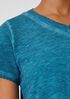 Organic Cotton Hazy Slub V-Neck Tee