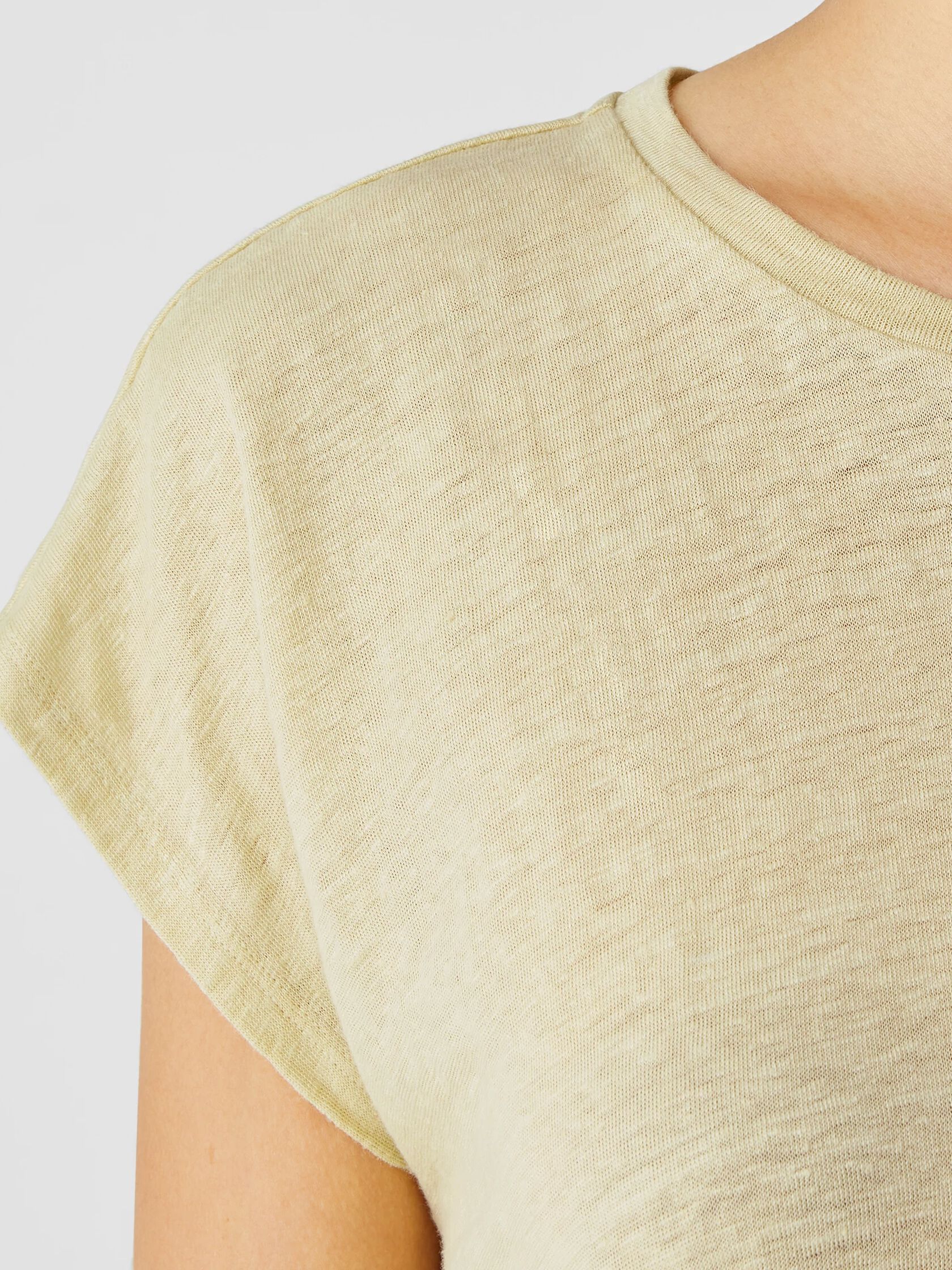 Organic Linen Jersey Square Top