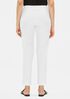 System Washable Stretch Crepe Slim Ankle Pant