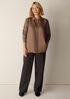 Silk Twill Classic Collar Shirt
