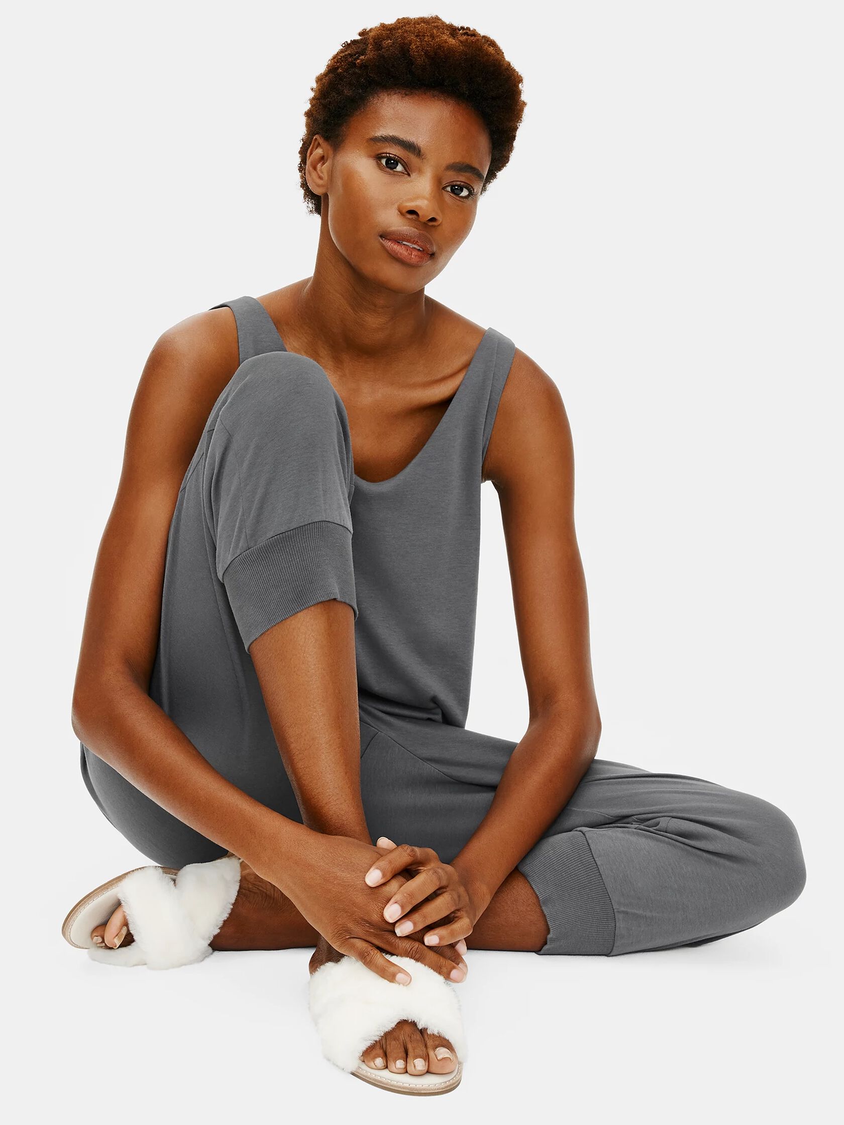 Organic Cotton Interlock Sleep Jumpsuit