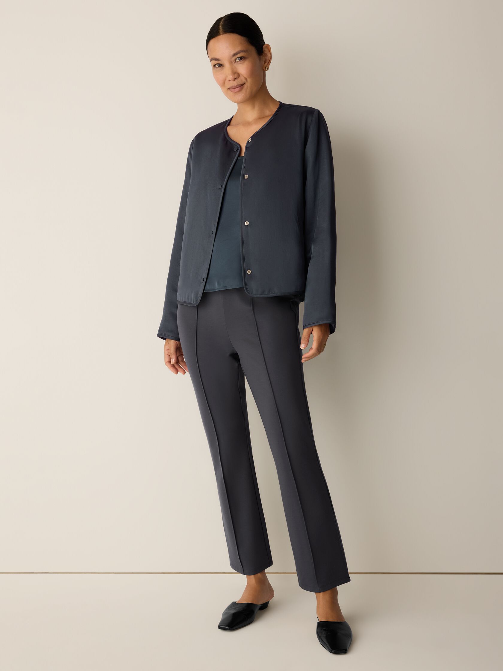 Washable Flex Ponte Kick Pant