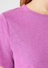 Organic Linen Jersey Crew Neck Tee