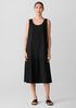 Organic Cotton Pucker Tiered Dress