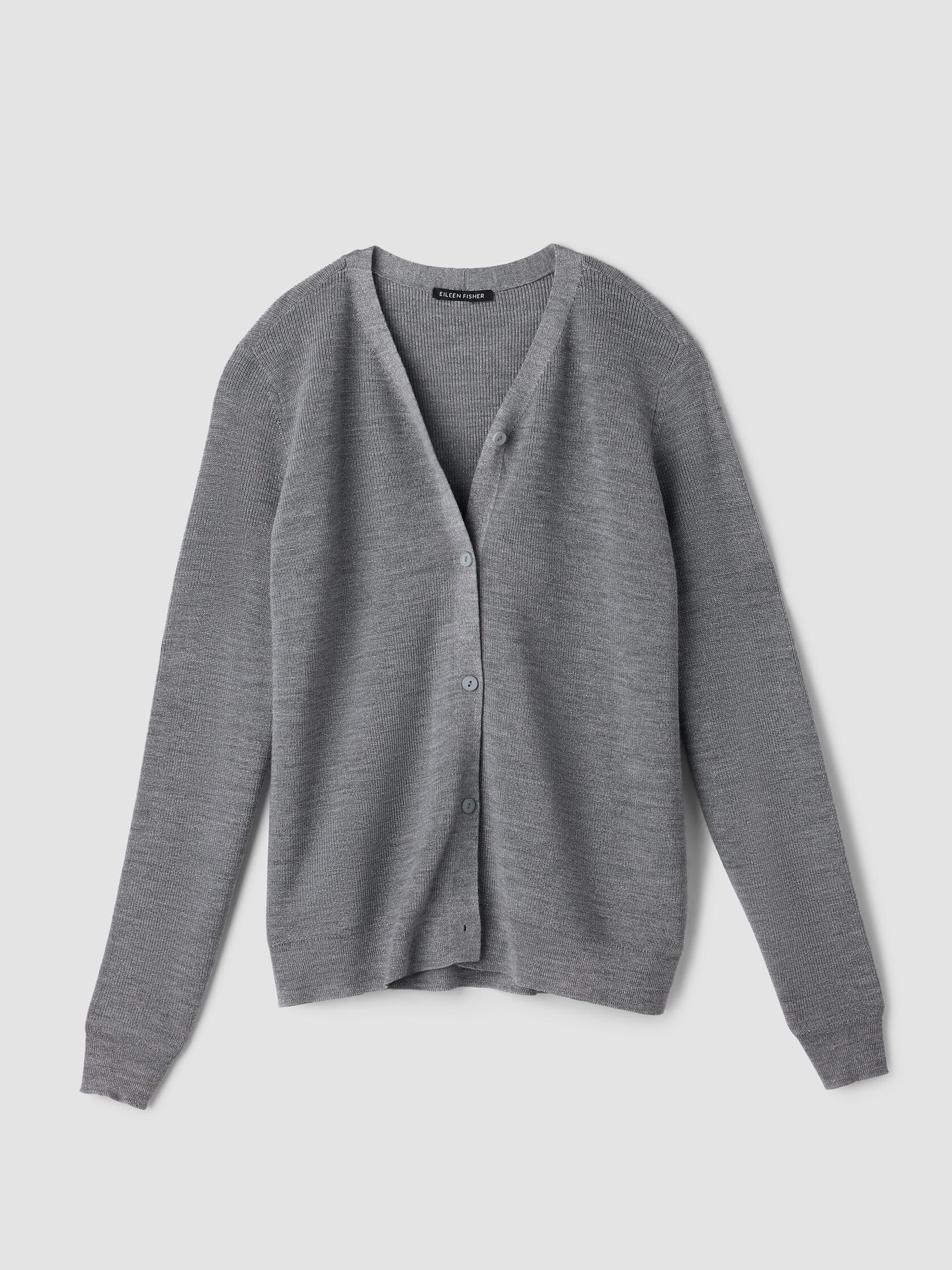 Wool Shimmer Cardigan in&nbsp;Regenerative Wool