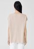 Organic Linen Cotton Seed V-Neck Top