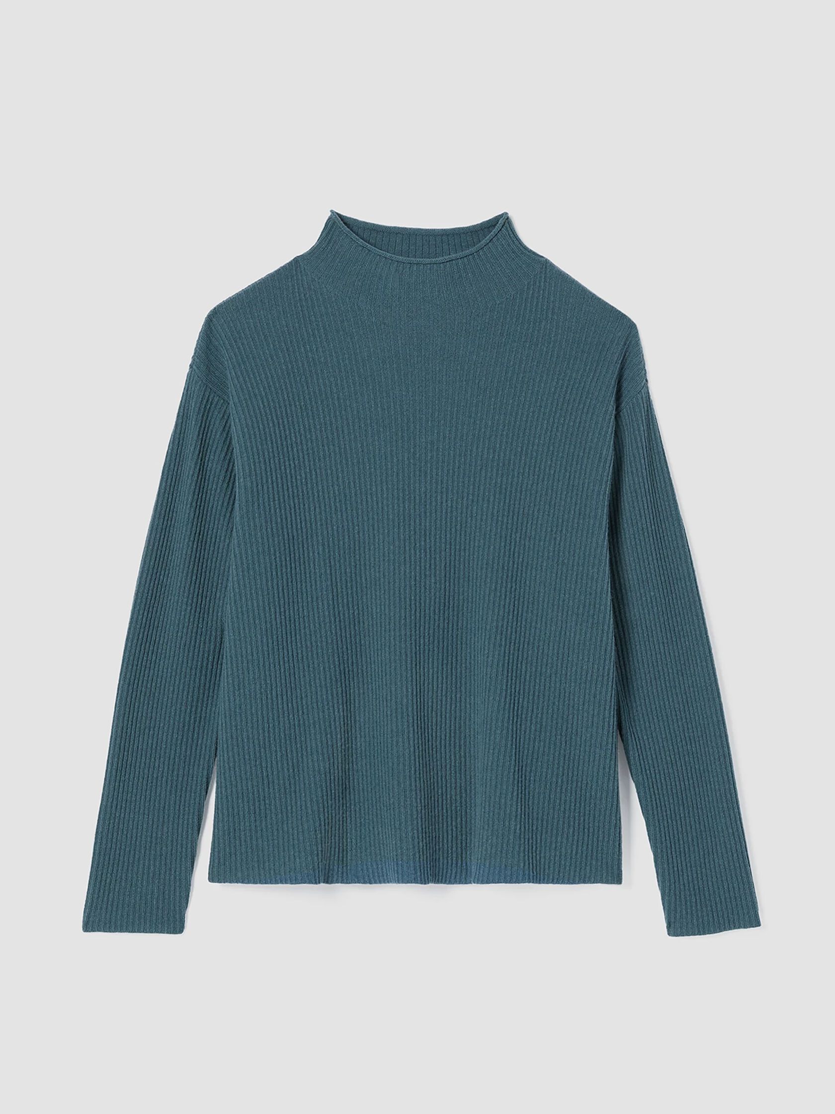 Italian Cashmere Funnel Neck Top