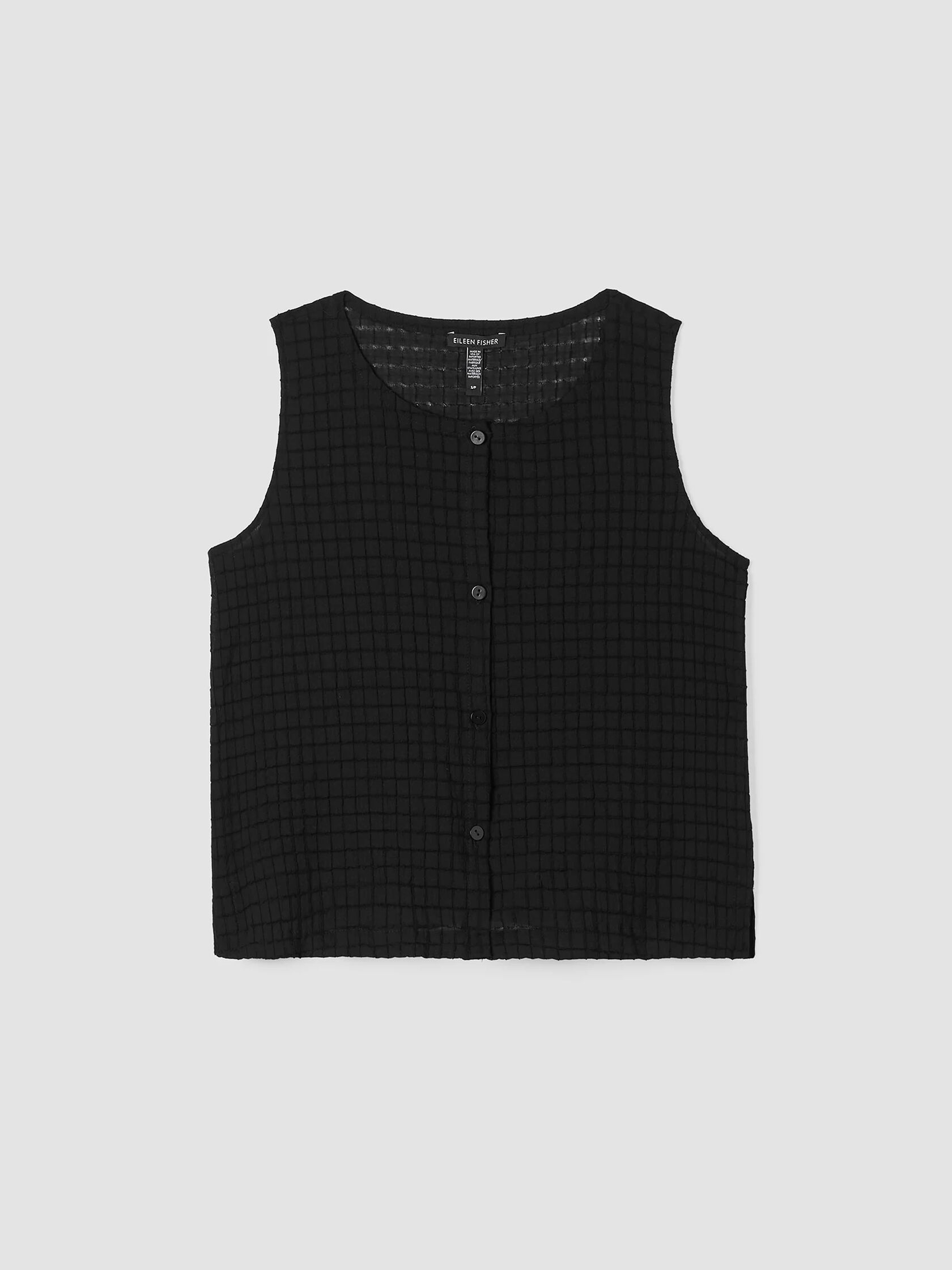 Organic Cotton Voile Box Vest