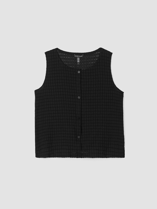 Organic Cotton Voile Box Vest